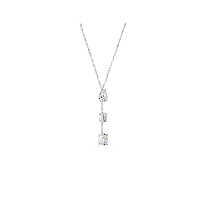 Celestial Cascade Diamond Drop Necklace